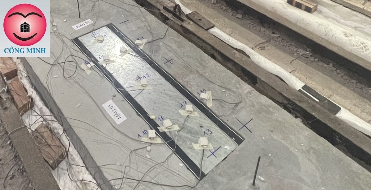 Thử nghiệm đốt mẫu khe co giãn Công Minh